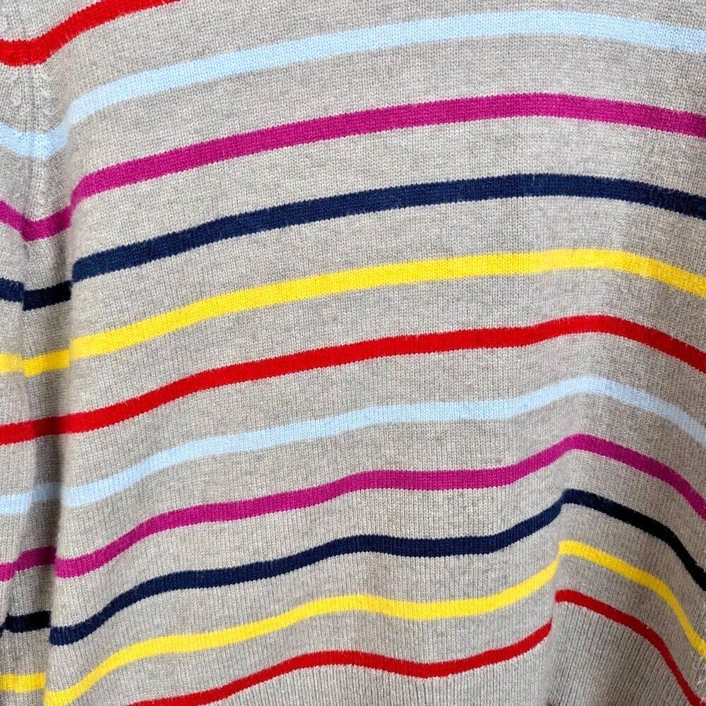 La Ligne x Target | Gray Multicolor Striped Crewneck Sweater Size Medium - Picture 5 of 6